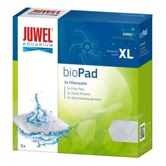 Juwel BioPad XL – Ovatta filtrante per acquari d’acqua dolce e marina (5 pz.)