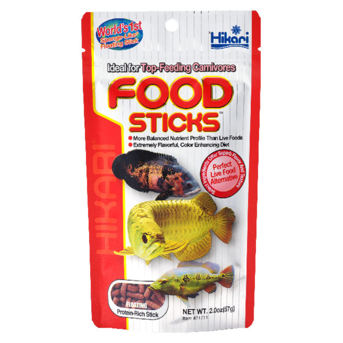 Hikari Tropical Food Sticks 57g - Mangime Galleggiante per Arowana e Grandi Predatori