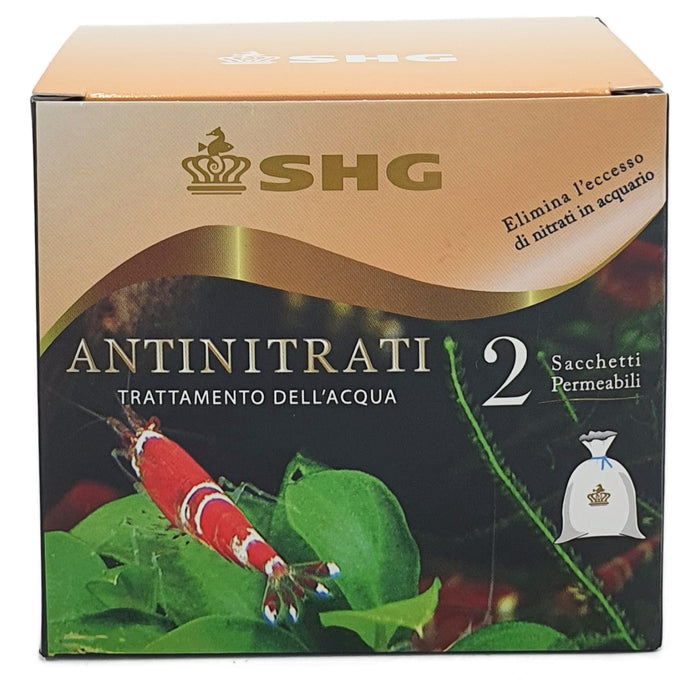 SHG Antinitrati 2 (2x100 ml) – Resina Selettiva Eliminazione Nitrati per Acquario Dolce