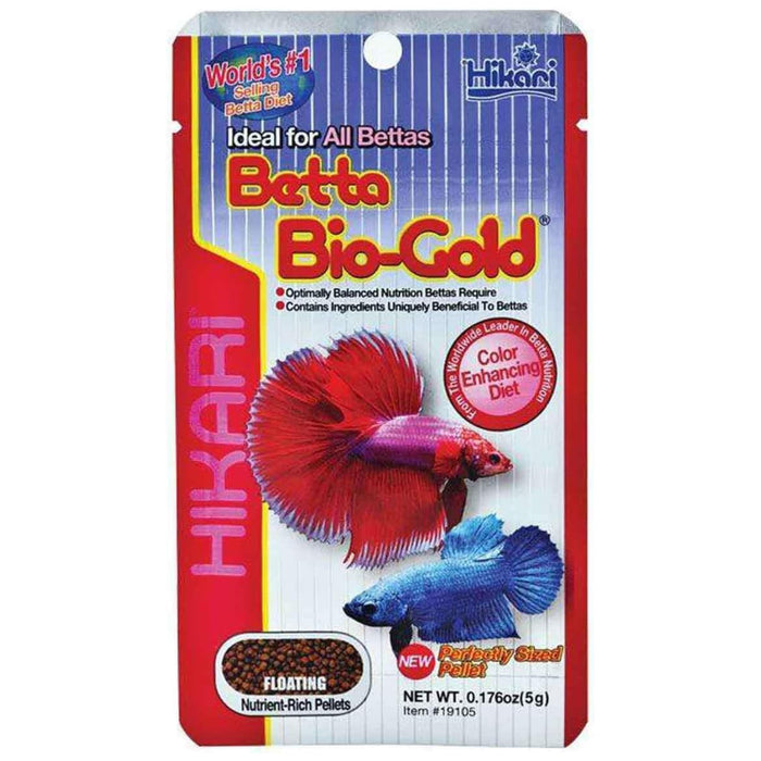 Hikari Betta Bio-Gold 5 g – Mangime Professionale Galleggiante per Betta Splendens