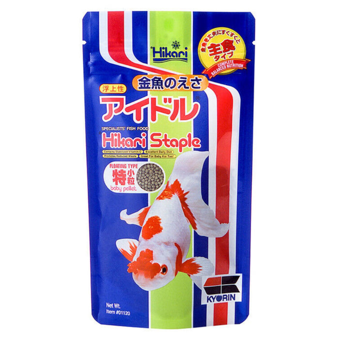 Mangime per Pesci Rossi Hikari Goldfish Staple Baby 300g – Pellet Vegetale Galleggiante