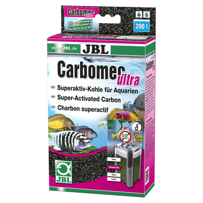 JBL Carbomec Ultra – Carbone Attivo Super in Pellet per Acquari Malawi e Tanganyika