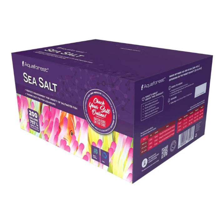 Aquaforest Sea Salt 25kg – Sale Marino di Qualità per Pesci e Invertebrati