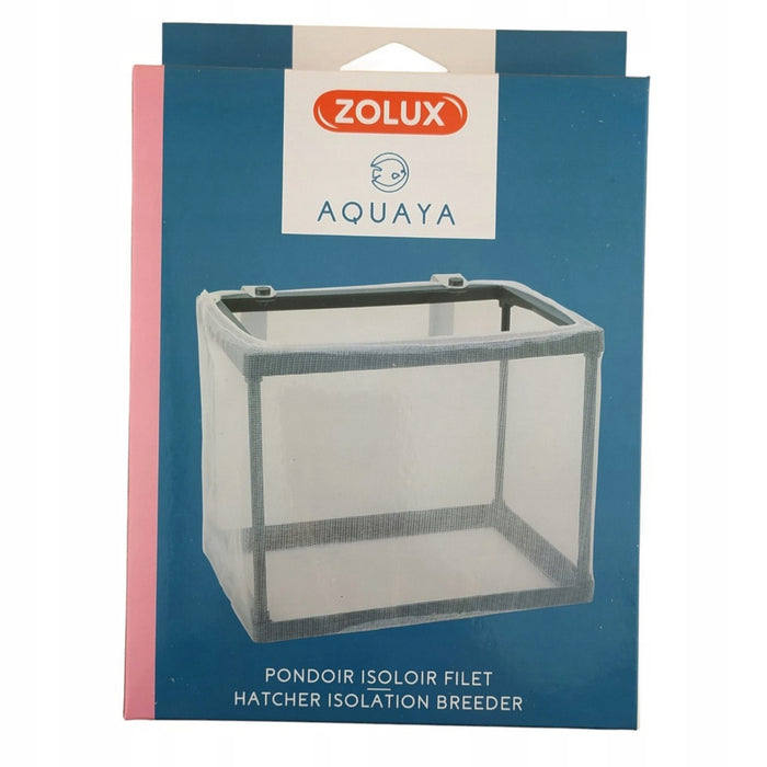 Zolux Nido Parto in Rete – Sala Parto Galleggiante a Rete Fina per Avannotti e Isolamento Pesci (17x13x12 cm)