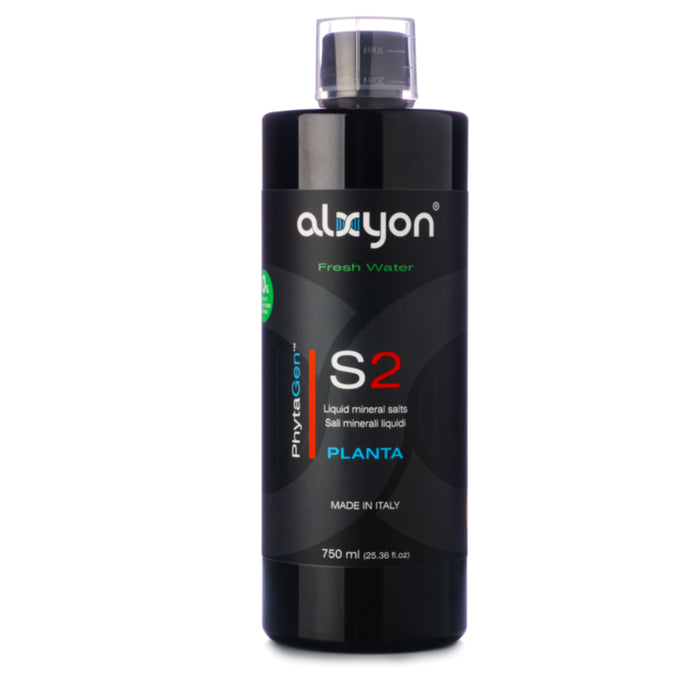 Alxyon PhytaGen S2 Planta 750 ml – Miscela Liquida di Sali Minerali per Acquari Piantumati