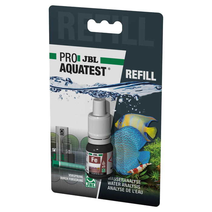 JBL PROAQUATEST Fe Refill – Reagente di Ricarica per Test Ferro in Acquario Dolce, Marino e Laghetto