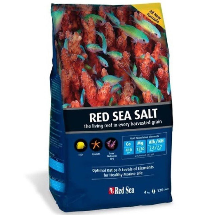 Red Sea Salt 4 kg – Sale Marino Naturale ad Alta Solubilità per Acquari di Barriera e Pesci Tropicali
