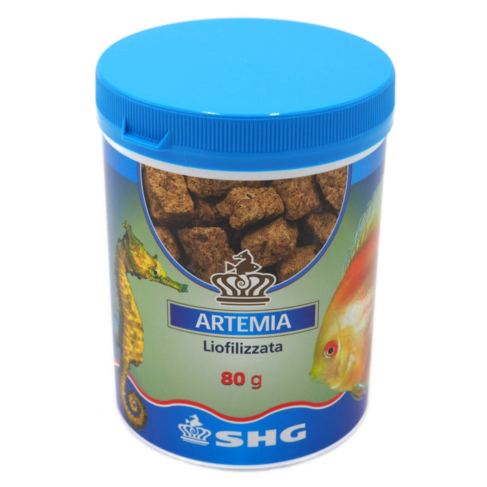SHG Artemia Liofilizzata 80 g – Alimento naturale ad alto valore nutrizionale per pesci