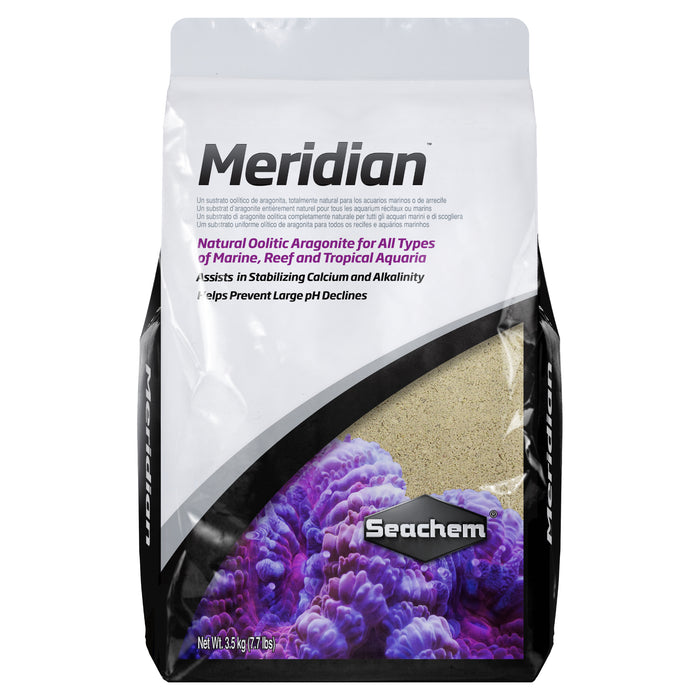 Seachem Meridian 3,5 Kg – Substrato Aragonite Naturale per Acquari Reef