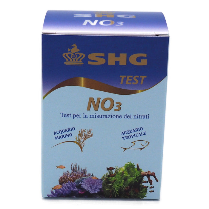 SHG Test NO3 – Kit per la Misurazione dei Nitrati in Acqua Dolce e Marina