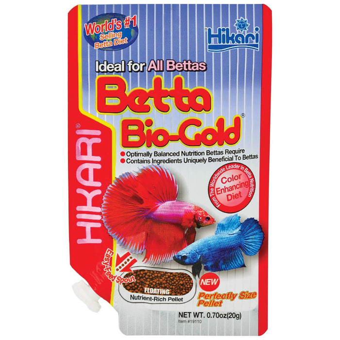 Hikari Betta Bio-Gold 20 g – Mangime Professionale Galleggiante per Betta Splendens