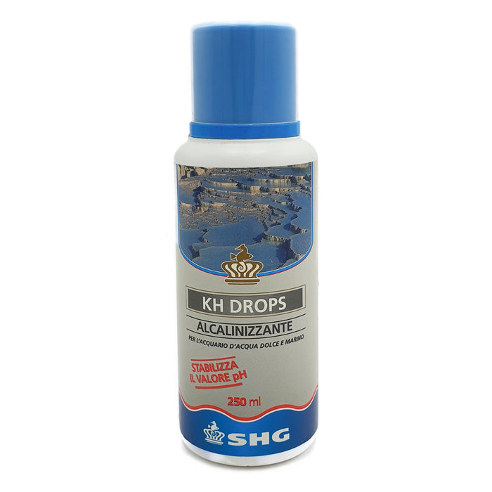 SHG KH Drops 250 ml – Stabilizzatore di pH e Durezza Carbonatica per Acquari e Laghetti