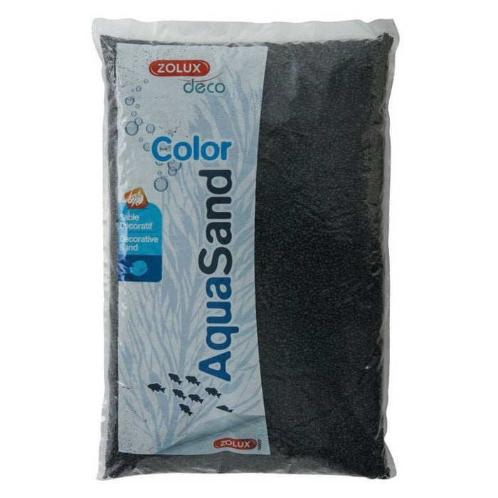 Ghiaia Nera Ebano Zolux Aquasand 5 kg – Fondo Naturale per Acquario Dolce