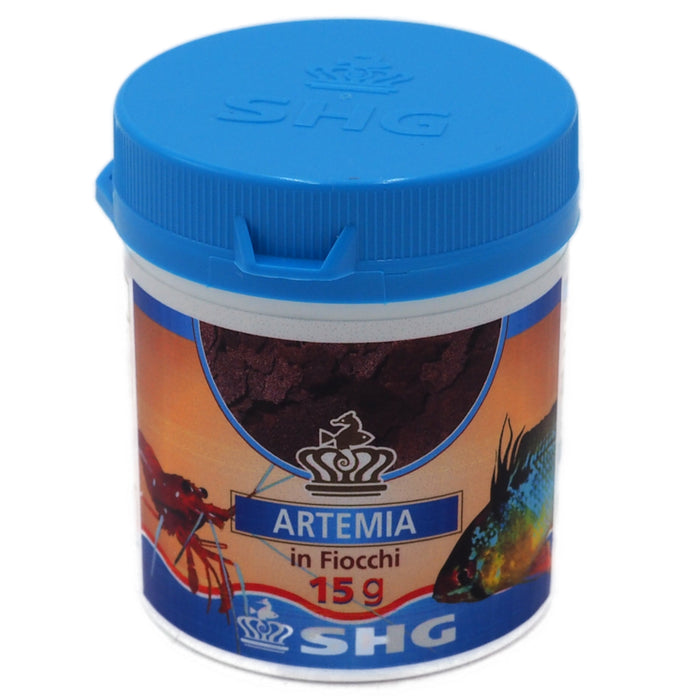 SHG Artemia in Fiocchi 15 g – Cibo completo per pesci ornamentali d’acquario