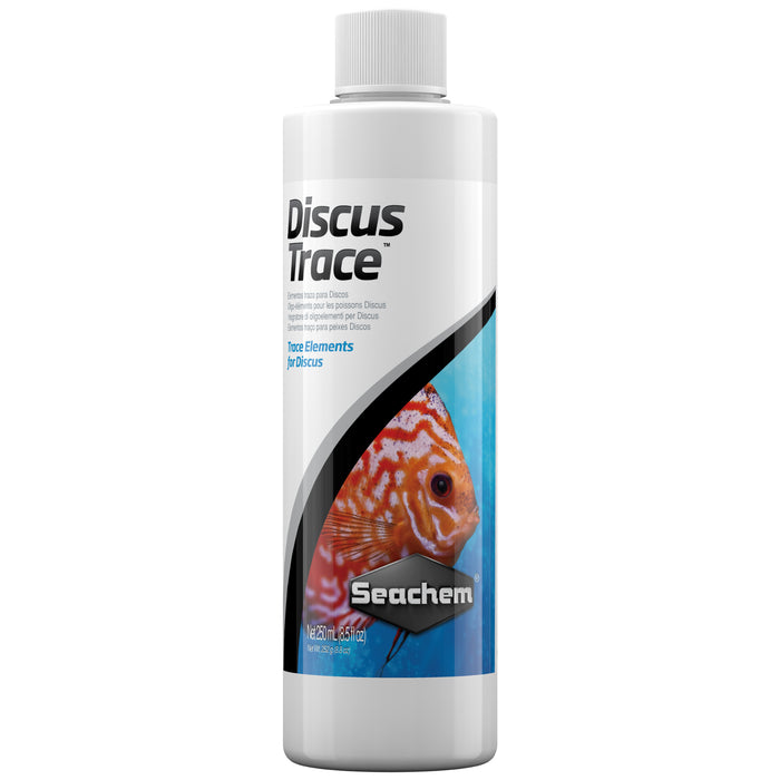 Seachem Discus Trace 250 ml – Integratore di Microelementi Essenziali per Discus e Pesci d’Acquario
