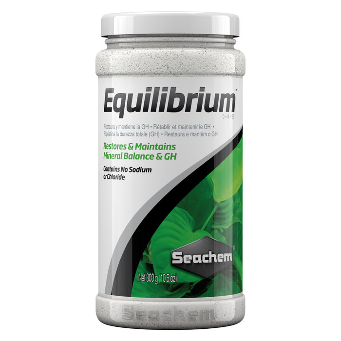 Seachem Equilibrium 300 g – Reintegratore di Sali GH e Minerali per Acquari Piantumati