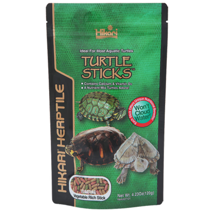 Hikari Reptile Turtle Sticks 120g - Mangime Completo per Tartarughe Acquatiche