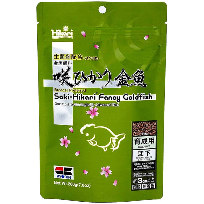 Mangime per Pesci Rossi Saki-Hikari Fancy Goldfish Balance 200g – Pellet Galleggiante con Probiotici