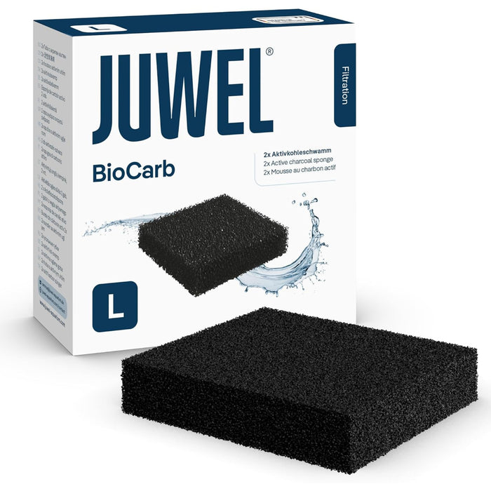 Juwel BioCarb L – Spugne al Carbone Attivo per Filtri Bioflow L e 6.0 (2 Pezzi)