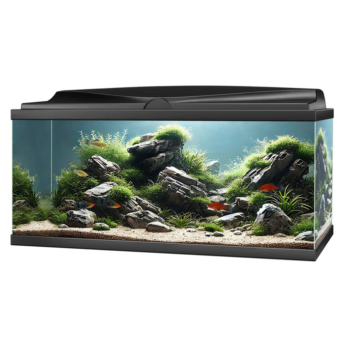 Ciano Aqua 85 LED Nero – Acquario Completo 76L con Filtro CBIO e Riscaldatore