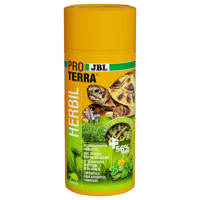 JBL ProTerra Herbil 250 ml – Mangime con 56% Erbe per Tartarughe Terrestri