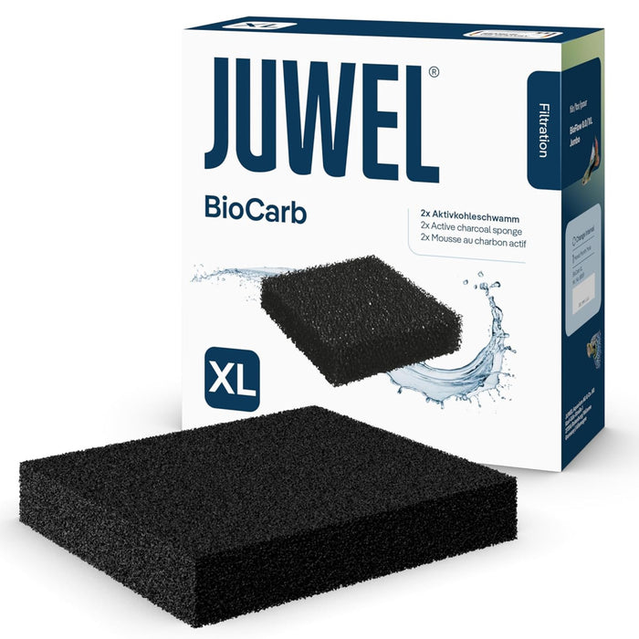 Juwel BioCarb XL – Spugna al Carbone Attivo per Filtro Bioflow XL / 8.0 e Jumbo (Confezione 2 Pezzi)