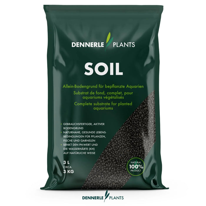 Dennerle Soil 3 Kg – Substrato attivo completo per acquari piantumati
