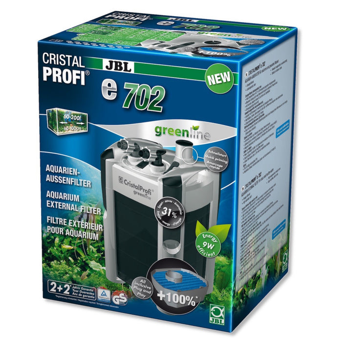 JBL CristalProfi e702 Greenline – Filtro Esterno per Acquari da 60 a 200 L