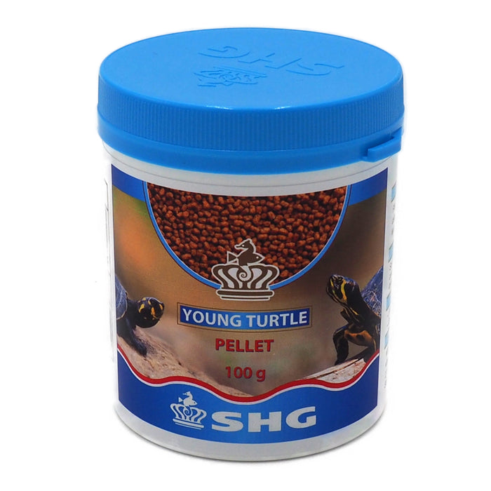 SHG Young Turtle Pellet 100 g – Mangime Completo per Tartarughe Acquatiche Giovani