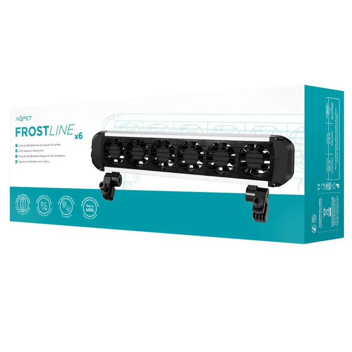 AqPet FROSTLINE x6 Sistema di Raffreddamento a 6 Ventole per Acquari fino a 400 Litri