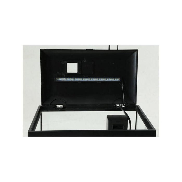 Zolux Initio 30 Nero (13 L) – Kit Acquario Completo con Filtro Cascade e LED 6500K