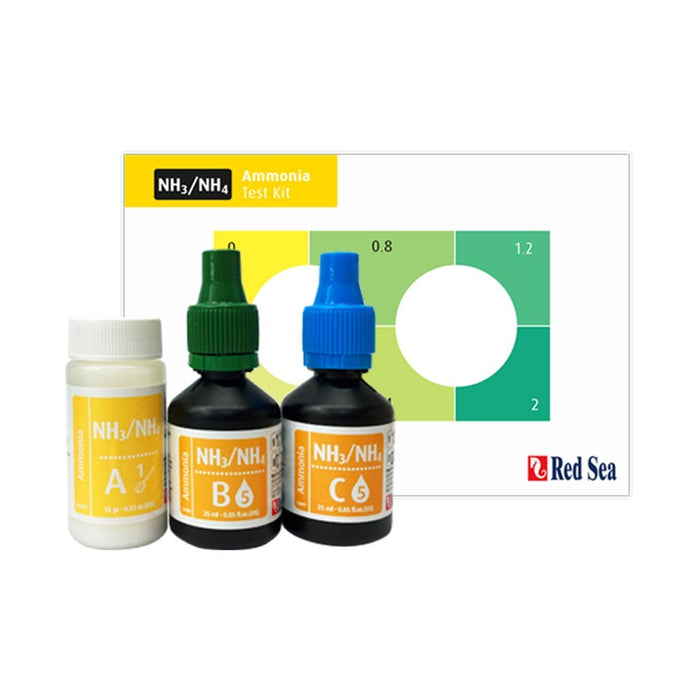 Red Sea MCP Marine Care Test Kit – Set Multi-Test Completo per Maturazione Acquario Marino (NH3/NH4, NO2, NO3, pH, KH)