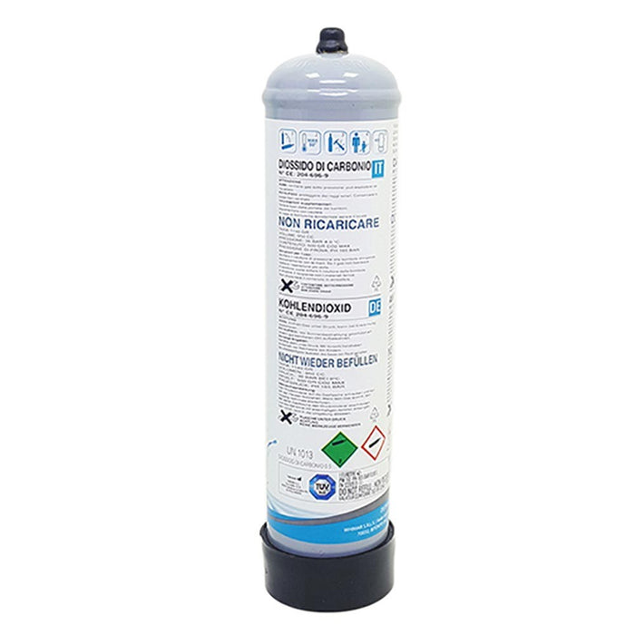 Whimar Bombola CO2 Usa e Getta 600 g (950 cc) – Bombola di Ricambio per Acquario