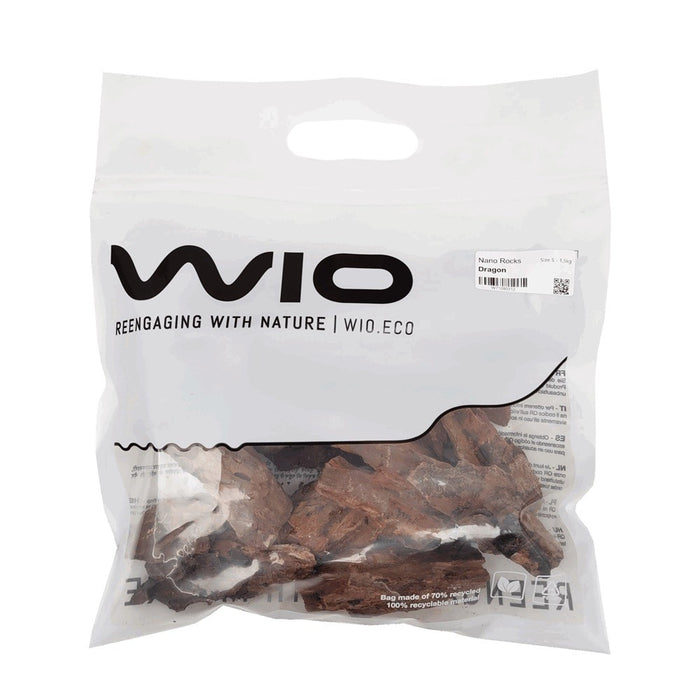 Wio Dragon Nano Stone 1,5 kg – Pietra Naturale Ohko per Nano Layout e Terrari