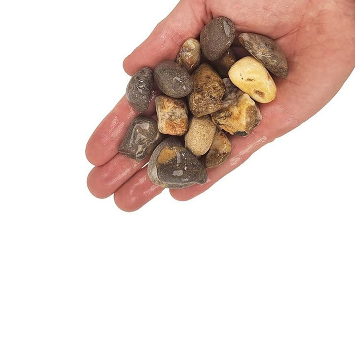 WIO Stream Gravel Mix 5 kg – Ciottoli Naturali 8–40 mm per Acquascaping