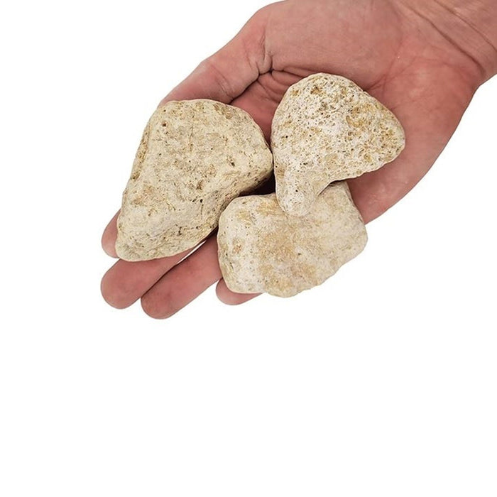 Wio White Adder Boulder Nano Stone 2 kg – Pietra Sedimentaria Chiara per Nano Layout