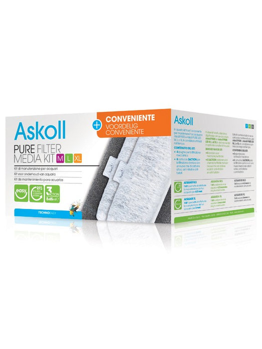 Askoll Pure Filter Media Kit M - L - XL Trivalente Maxi