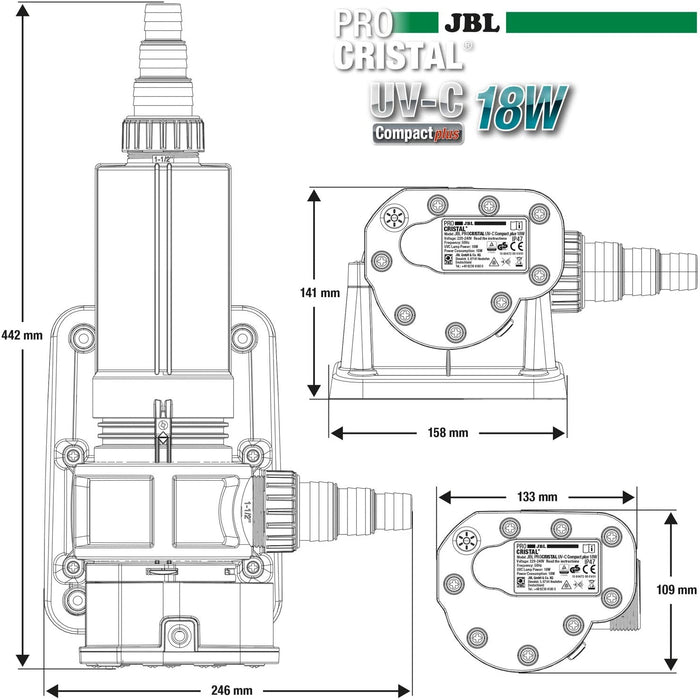 JBL ProCristal Compact plus UV-C 18 W