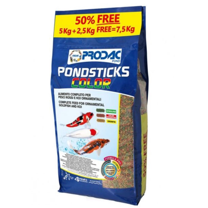 Prodac Pond Sticks Color 40 lt
