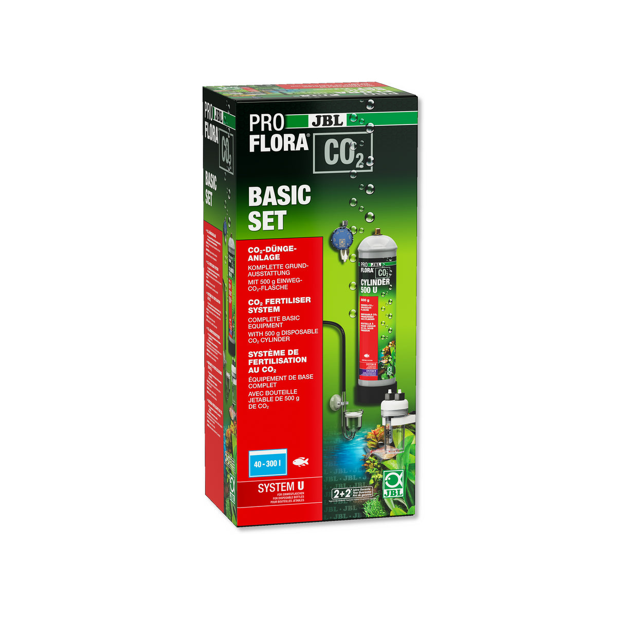 JBL ProFlora CO2 Basic Set System U — Verde Vivo Acquari